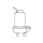 Submersible Non-Clog or Sewage
